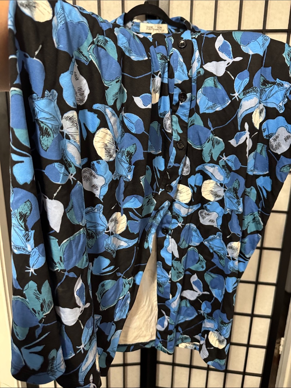 Diane von Furstenberg Sheska Midi Dress Size 14 💙 - Picture 12 of 13